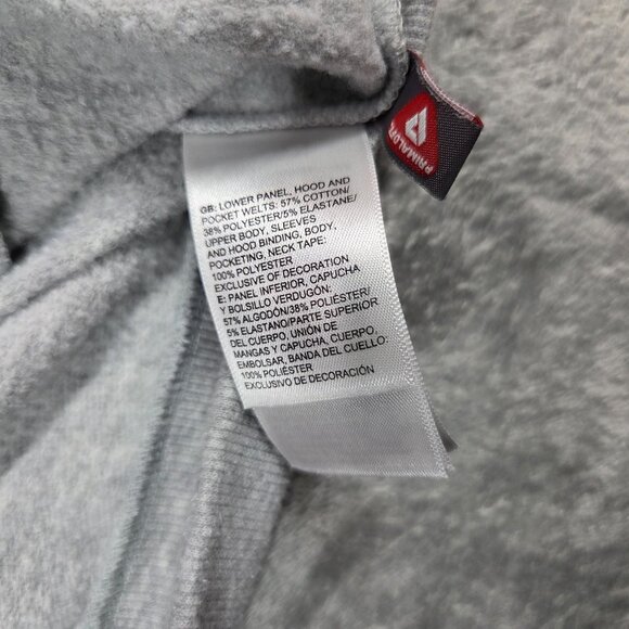 North Face Jacket Womens Large Gray Primaloft Pullover Sweatshirt Hoodie - Picture 4 of 9